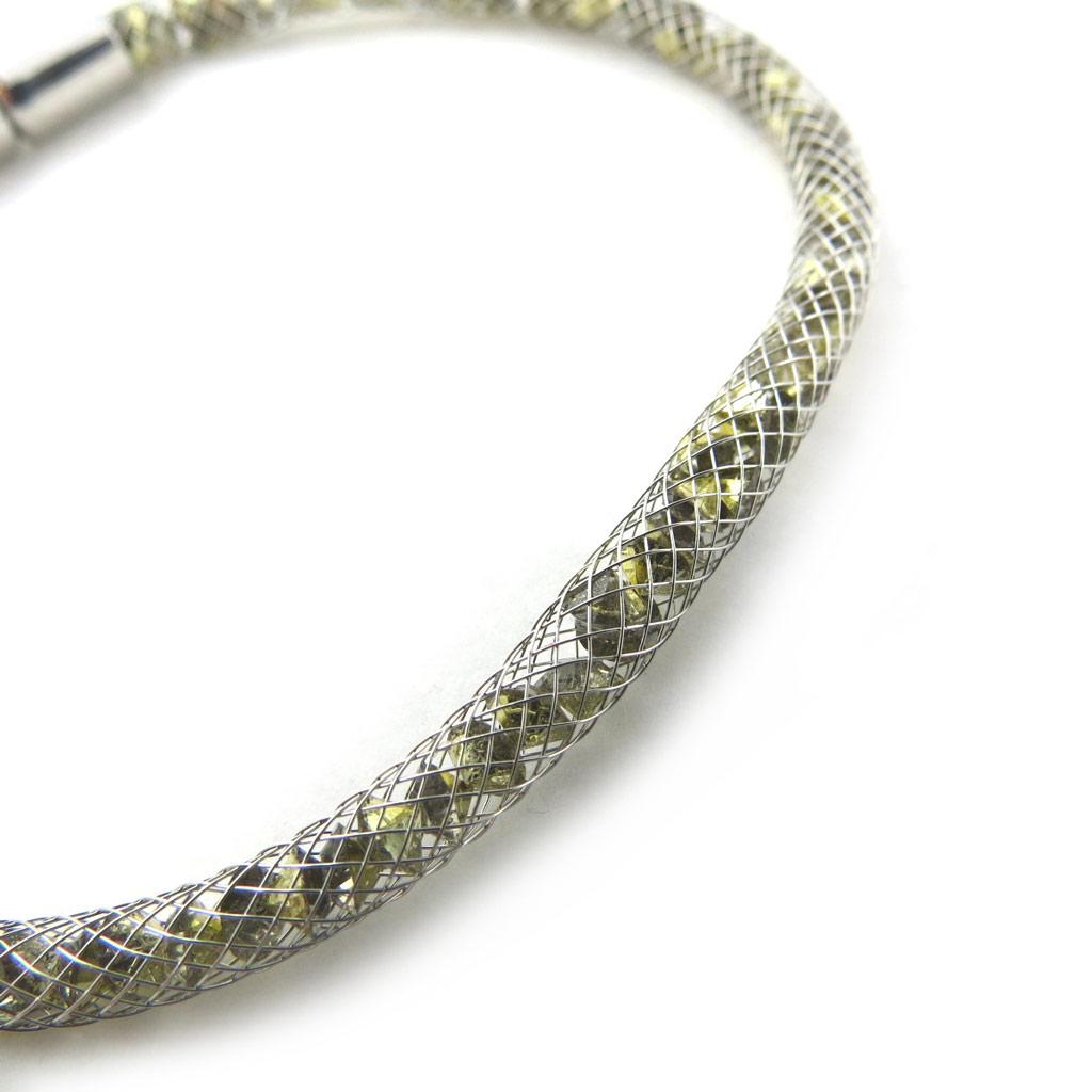 Les Trésors De Lily [N0202] - Green Gold 'Joyaux' Designer Bracelet (4 Mm)