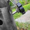 Terras Parasolhouder Inschroefbare Grondpen Heavy Duty Weerbestendig Buiten Strand Zand Tuin Gazon Parasolstandaard Parasolvoet Grondspies
