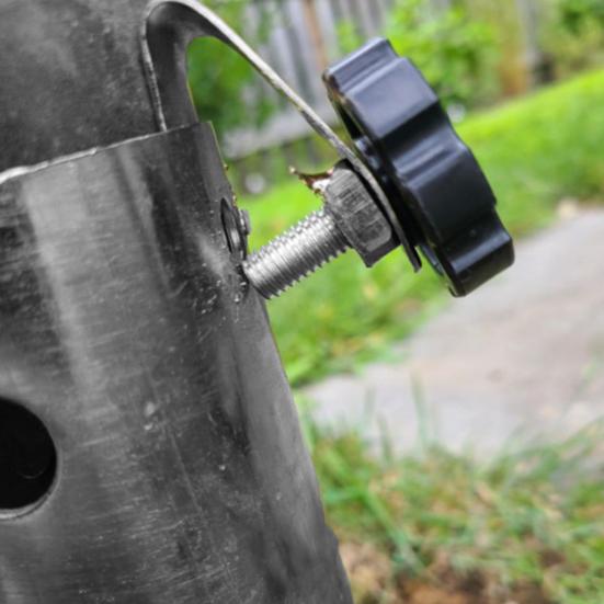 Terras Parasolhouder Inschroefbare Grondpen Heavy Duty Weerbestendig Buiten Strand Zand Tuin Gazon Parasolstandaard Parasolvoet Grondspies