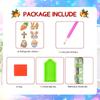 Easter Theme Acrylic Diamond Painting Refrigerator Magnet DIY Diamond Painting Magnets Kit Crystal Sparkling Diamond Magnets Set
