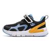 Li Ning Kids Sports Lifestyle Series Soft Comfortable Resilient Breathable Low-Top Casual Shoes Kids Casual Shoes Black Blue YKNU062-1