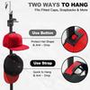 Door Hat Rack Two-Way Hanging Caps with Display Hooks Hanger Bedroom Entrance Garage Doors Baseball Caps Storage Organizer Hanger Rack