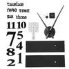 Frameless   Wall Clock Modern Mirror Wall Sticker for Home Living Room Bedroom Decor