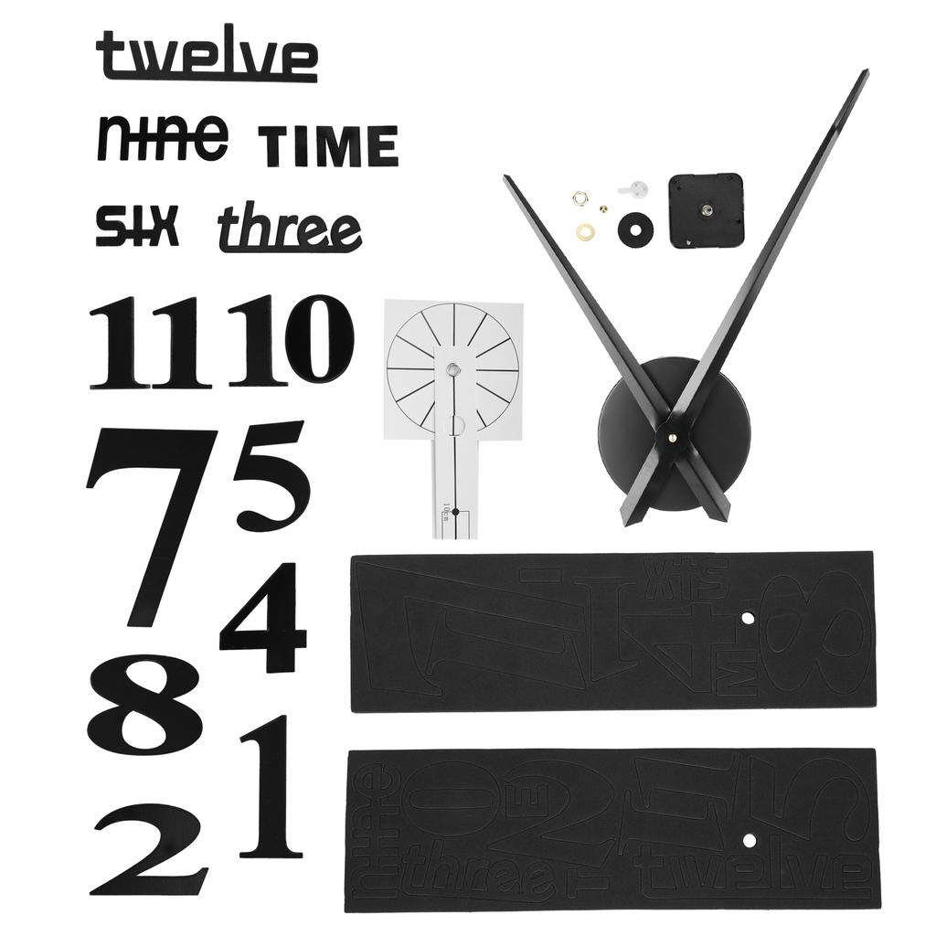 Frameless   Wall Clock Modern Mirror Wall Sticker for Home Living Room Bedroom Decor