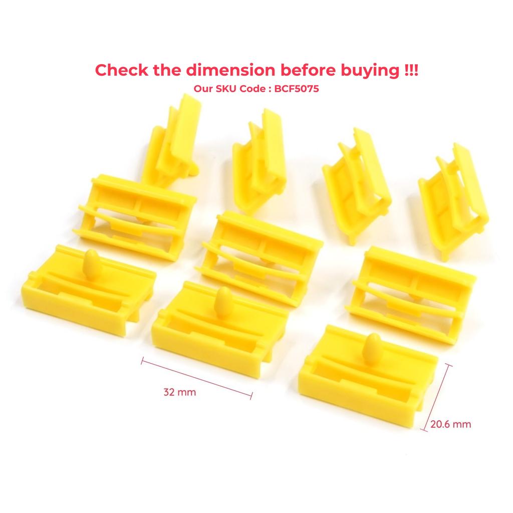 ECF5075 10 Stück Schwellerverkleidungs-Befestigungsclips für BMW 3er E90 E91 2004-2012 51777166869