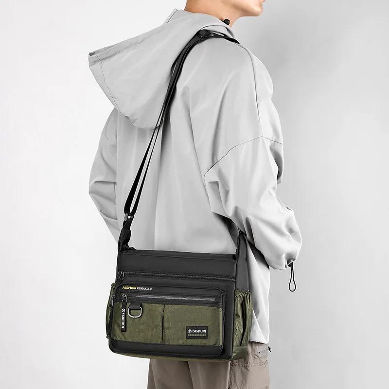Men Crossbody Bags Male Nylon Shoulder Bags Boy Messenger Bags Man Handbags for Travel Casual Bag