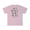 Gott ist in ihr Bibelvers Rückendruck T-Shirt Damen Vintage Boho Inspirierendes Glaubens-T-Shirt FeUnisex Niedliches Christliches T-Shirt Oberteile
