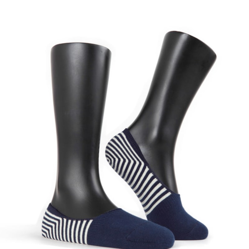 Abiruz Fake Socks Women's GK-11 Navy & White