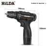 HILDA Multi-Function Rechargeable Lithium Electric Hand Drill/Screwdriver for Household Use