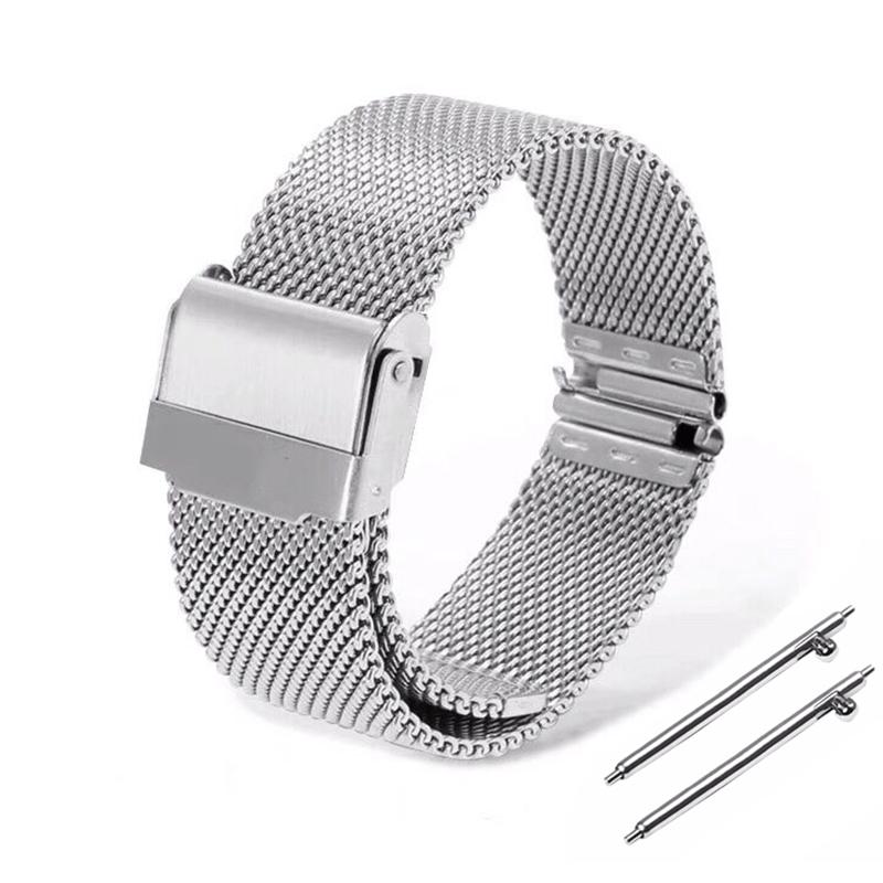 Milanese Loop Bracelet for DW Stainless Steel Quick Release Watchband for Omega Mesh Wrist Strap 12 14 16 17 18 19 20 21 22 24mm
