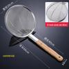 Stainless Steel Fine Mesh Strainer with Bamboo Handle