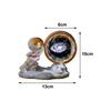 3D Glass Ball Night Light Bedside Lamp Degree Rotating Table for Crafts Kids