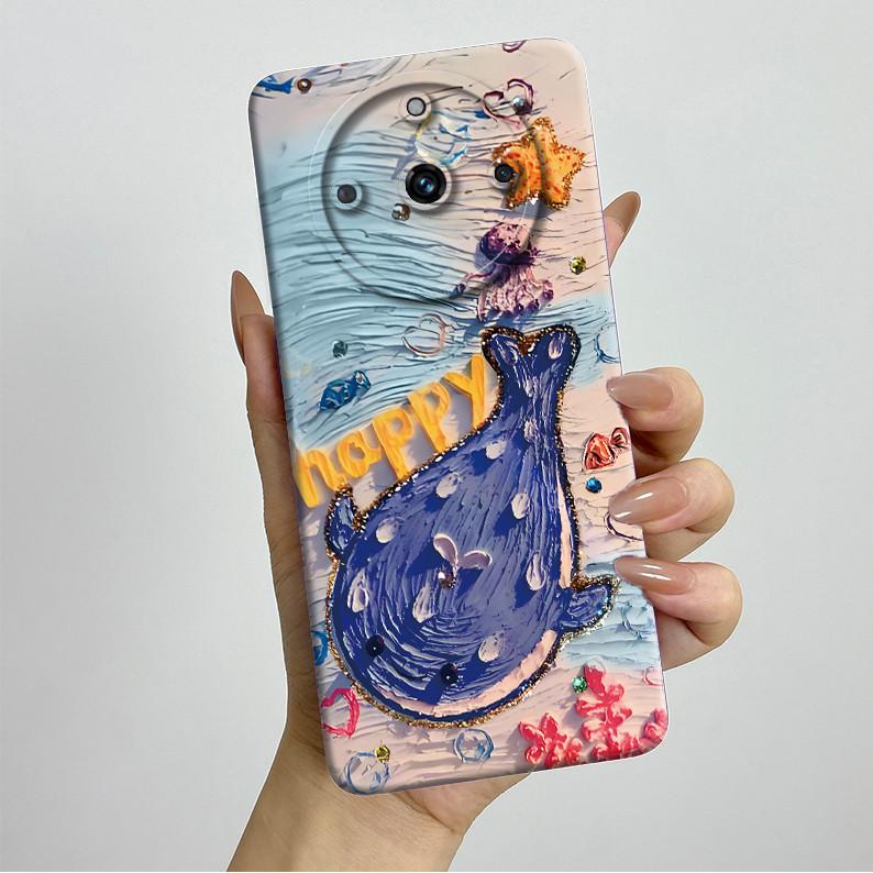 For Realme 11 Pro+ Case RMX3740 RMX3741 Soft Silicone Flowers Back Cover For Realme 11 Pro Plus ProPlus Shockproof Phone Cases