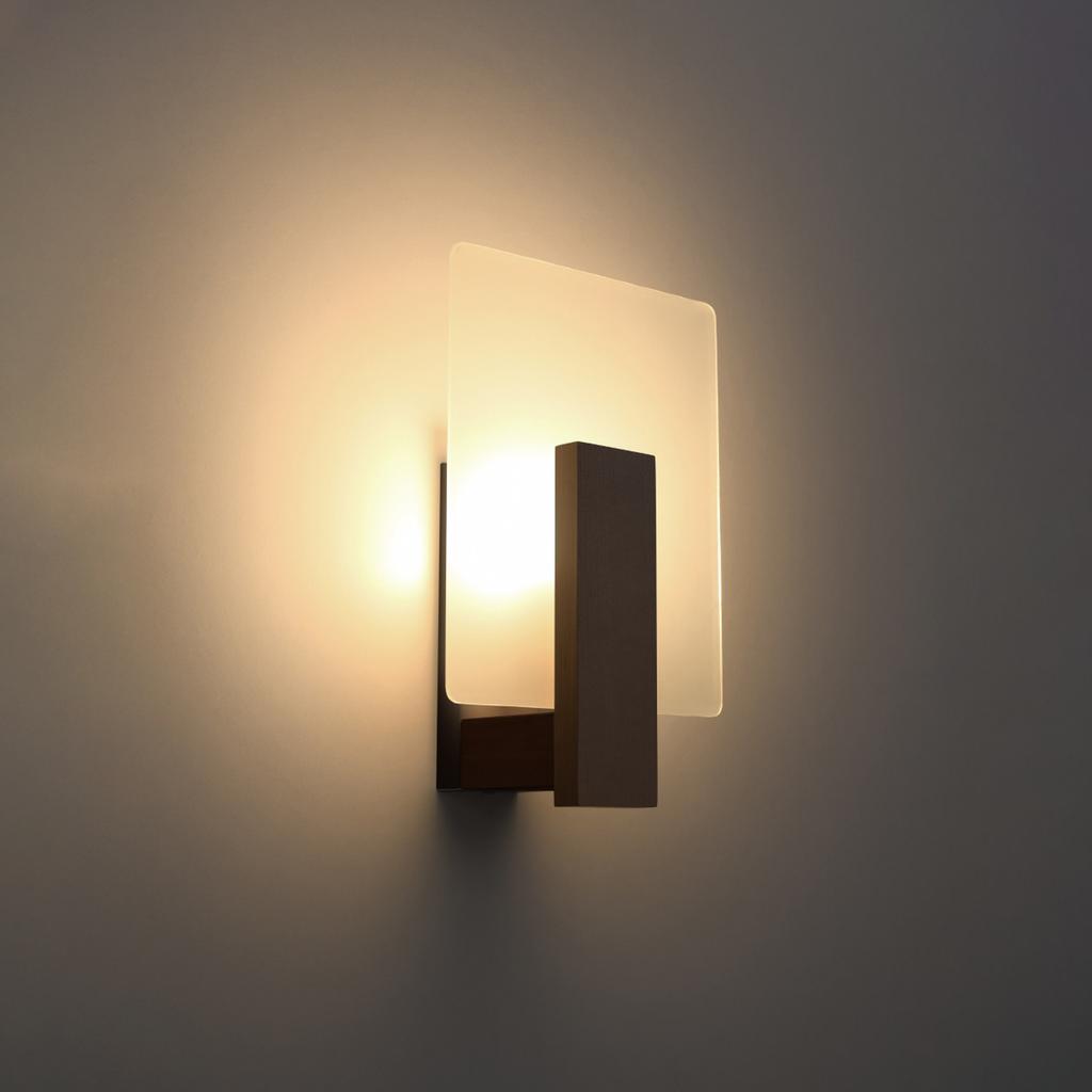 Lappo wenge wall lamp