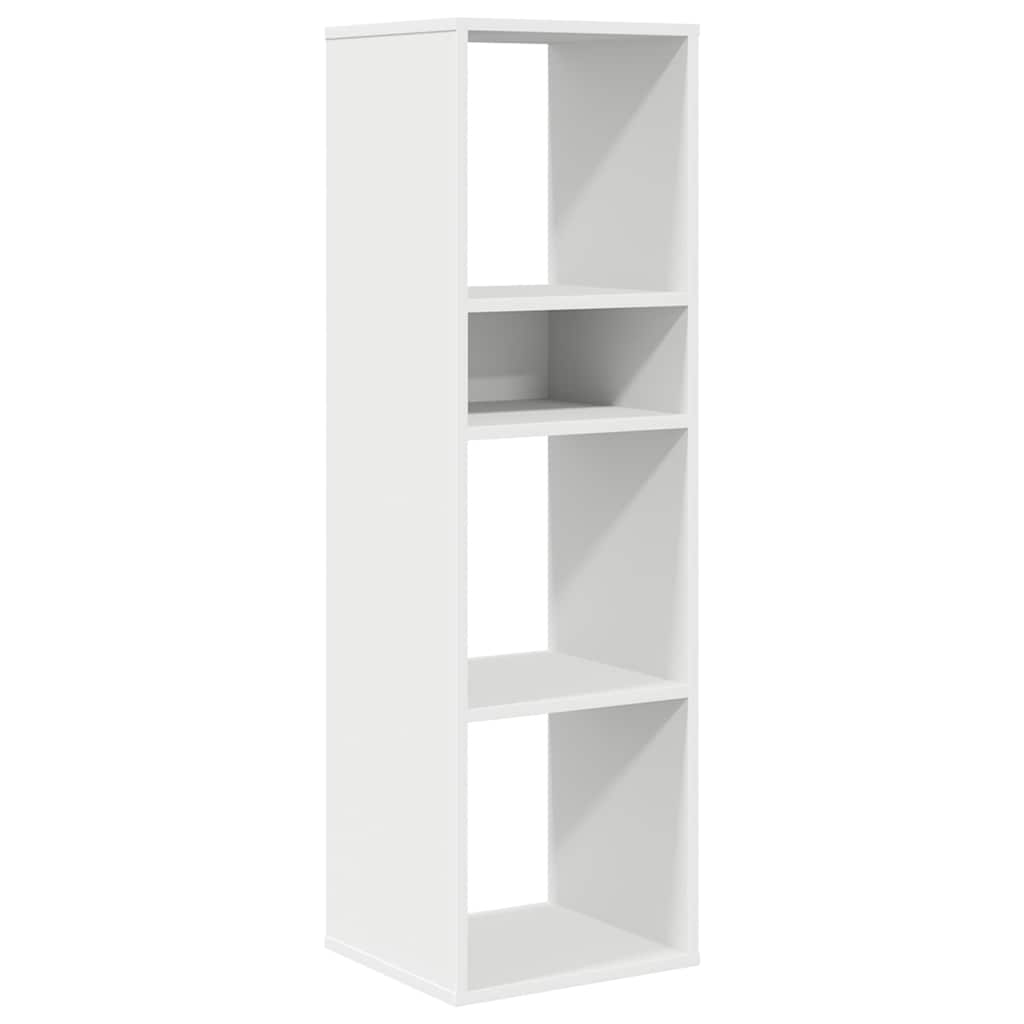 Bookshelf White 34 x 31 x 112 cm Engineered Wood