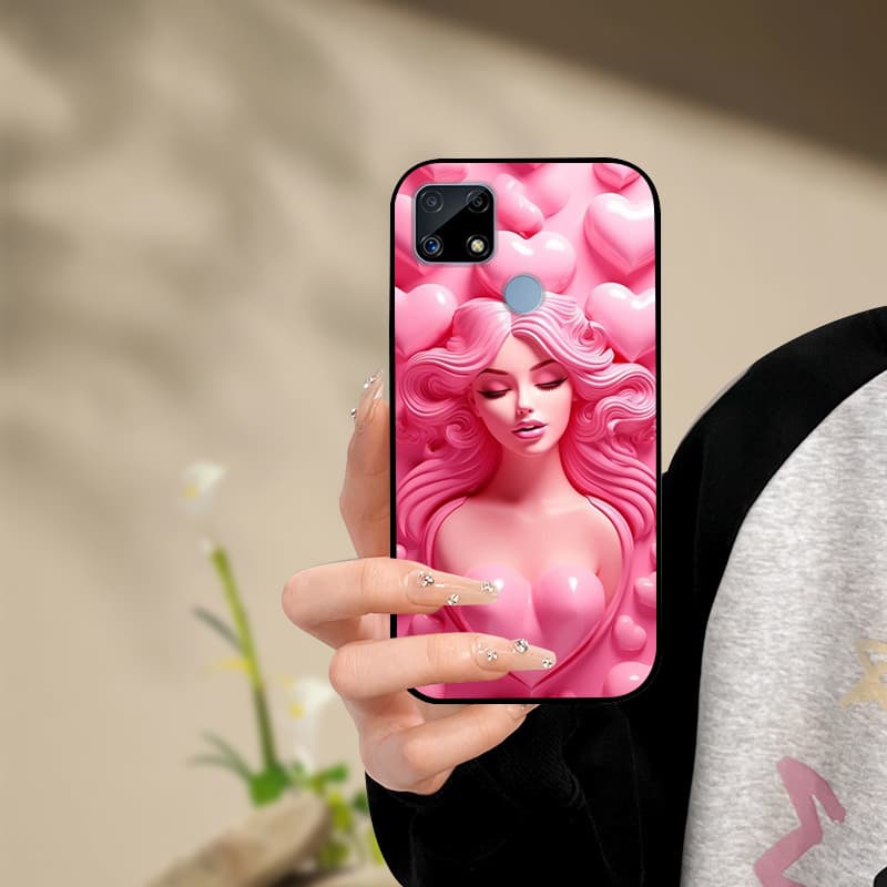 Silicone Phone Case For Realme C25s C25 Cover Painted Soft  For Realme C25 C25S C21 C21Y C25Y Phone Case RealmeC25s C 25 s Funda