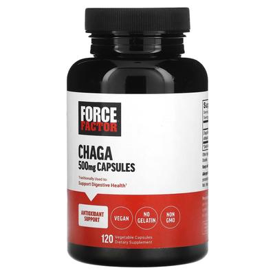Champignon Chaga, 500 mg, 120 gélules végétales