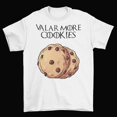 Game Of Thrones Valar More Cookies T-Shirt Unisex Cotone Valar Morghulis Braavos