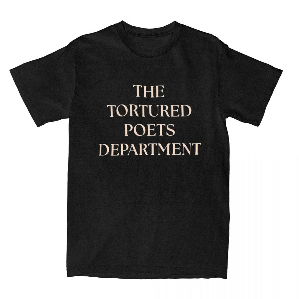 Vintage T Shirt New Album The Tortured Poets Department TTPD Swifts 100 Cotton Tshirt for Male Short Sleeve Tops