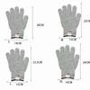 Anti Cutting Gloves Grade 5 HPPE Scratch Resistant Glass Cutting Safety Protective Gloves Food Grade Anti Cutting Gloves Cheap