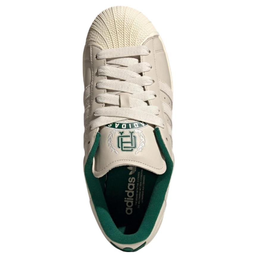 Adidas Originals SUPERSTAR Abrasion Resistant Low top Skateboard Shoes Unisex Beige JQ3216