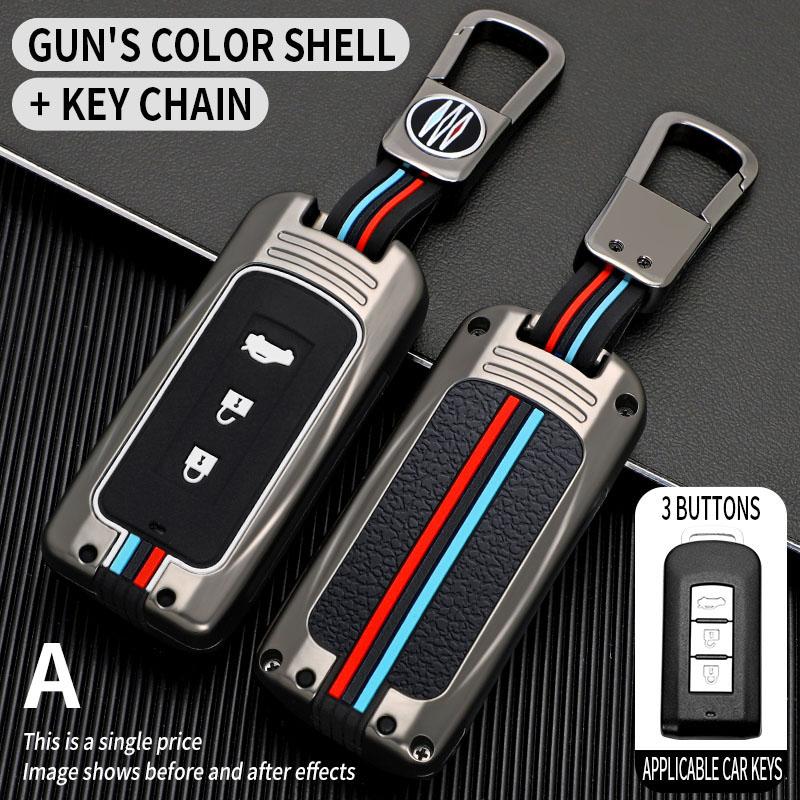 Car Remote Key Case Cover Shell For Mitsubishi Outlander ASX Pajero LANCER Sport Eclipse Cross Protective Fob Accessories