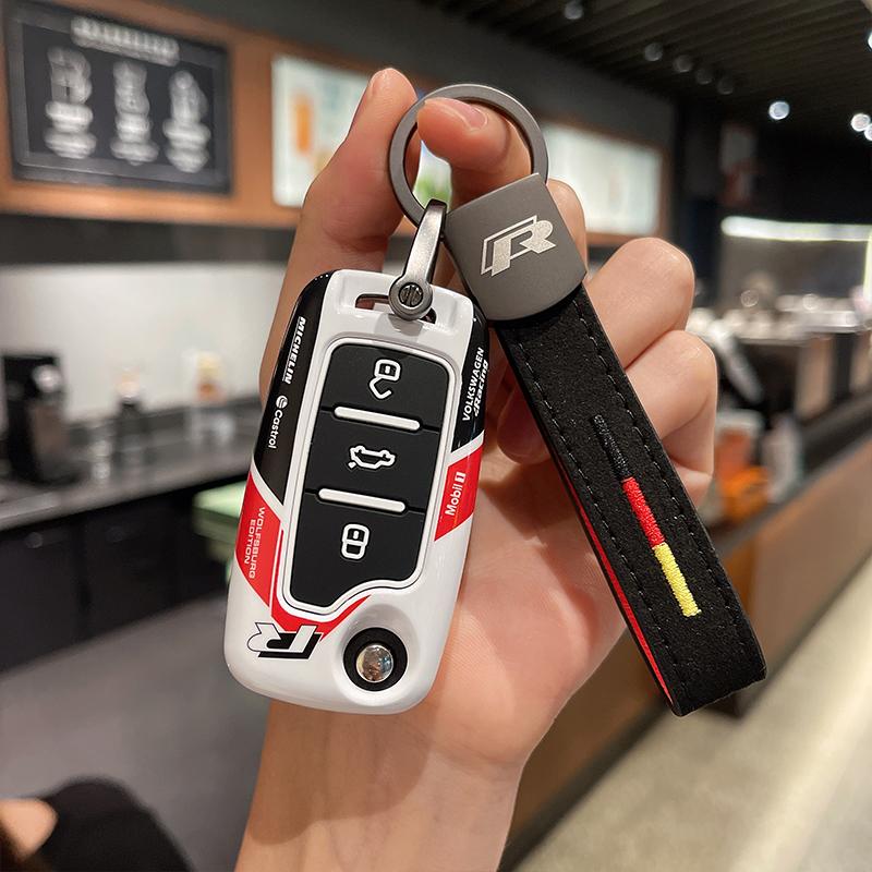 

Для VOLKSWAGEN VW Чехол для автомобильного ключа для VW Volkswagen/Polo/Tiguan/Passat B5 B6 B7/Golf 7 MK/Jetta Держатель-защита для ключа Чехол-оболочка