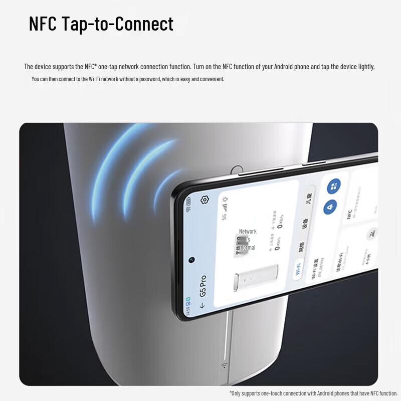 ZTE G5 Pro 5G WiFi 7 Mobile Router CPE MC8512