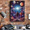 Space Travel Astronaut Colorful Universe of the Planet World Canvas Paintings Posters Print Living Room Bedroom Wall Art Photos Modern Home Decor