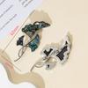 Alloy Shell Leaf Shape Brooch Pendant With Two Way Function For Fashion Accessories