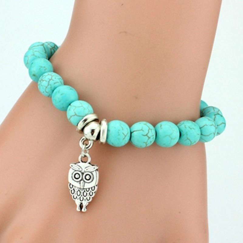 1Pcs Bohemian Turquoise Bracelets & Bangles Pendants Bracelets Women Dress Jewelry