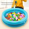 Magnetic Fishing Toy Set with Inflatable Pool