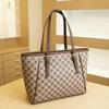 Fashion Light Luxury High-end Tote Bag New Casual Simple Plaid Bag Women's Retro Trend Armpit Bag