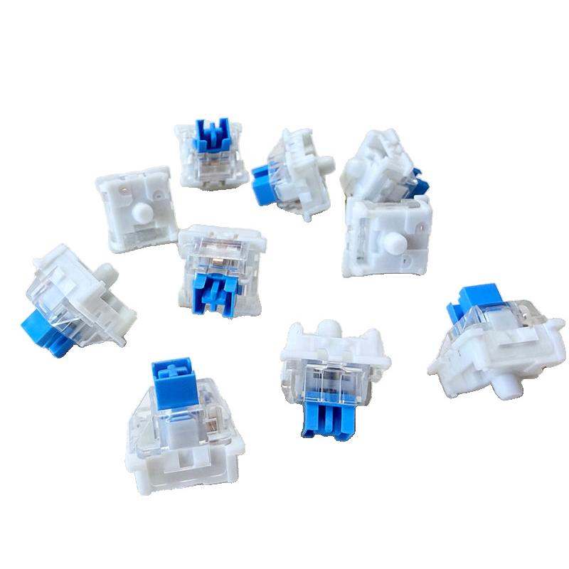 100 Stuks Mini Mechanische Toets Schakelaar Fidget Speelgoed Waterdichte Klikker voor Toetsenbord Toets Vervanging Dagelijks Spel Gebruik