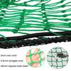Hochleistungs-Frachtnetz Sicherheitsnetz mit 10 Haken Auto Universal Grün LKW Frachtzubehör Dach Polyethylen Professionell
