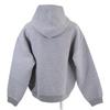 Louis Vuitton Authentic Staples Edition Wool Cashmere Double-Face Hoodie Pullover with Leather Tag (HHB68WOWC) Tops M grayUsed