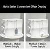 Clear View LED Illuminated Shoe Storage Dustproof Design For Displaying Shoe Collections Domestic Setting