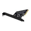 PCIeX8 To 2 Port Oculink SFF 8611 & 8612 Adapter Card Expansion Card PCIE External Oculink Adapter for  Os /Windows / Linux