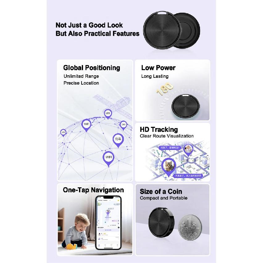 Google Device Gps Tracking Airtag Android Anti-Lost Alarm Smart Activity Trackers Wearable Devices Cat Accessories For Pet Car