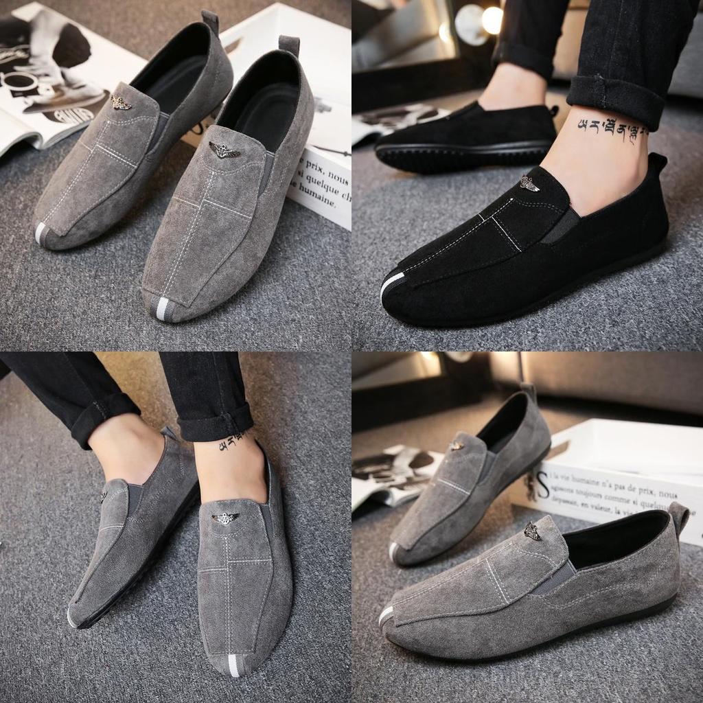 Velvet Autumn Men's Flat Shoes Casual Leather Loafers Size 40-44**