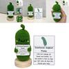 Handmade Crocheted Funny Cucumber And Potato Woolen Expression Gift Set