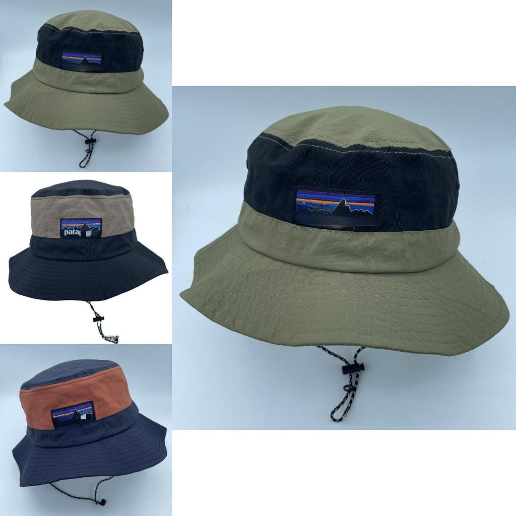 Summer Nylon Fisher Hat With Wide Brim And Sun Protection For Outdoor Activities