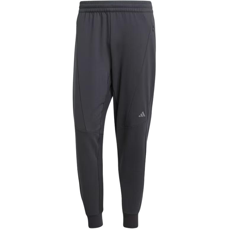 

Adidas Свободные трикотажные спортивные брюки со средней талией и логотипом, мужские черные брюки JE8031 S