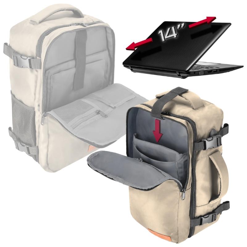 Travel Backpack 40X20X25 For Plane, Lightweight Hand Luggage