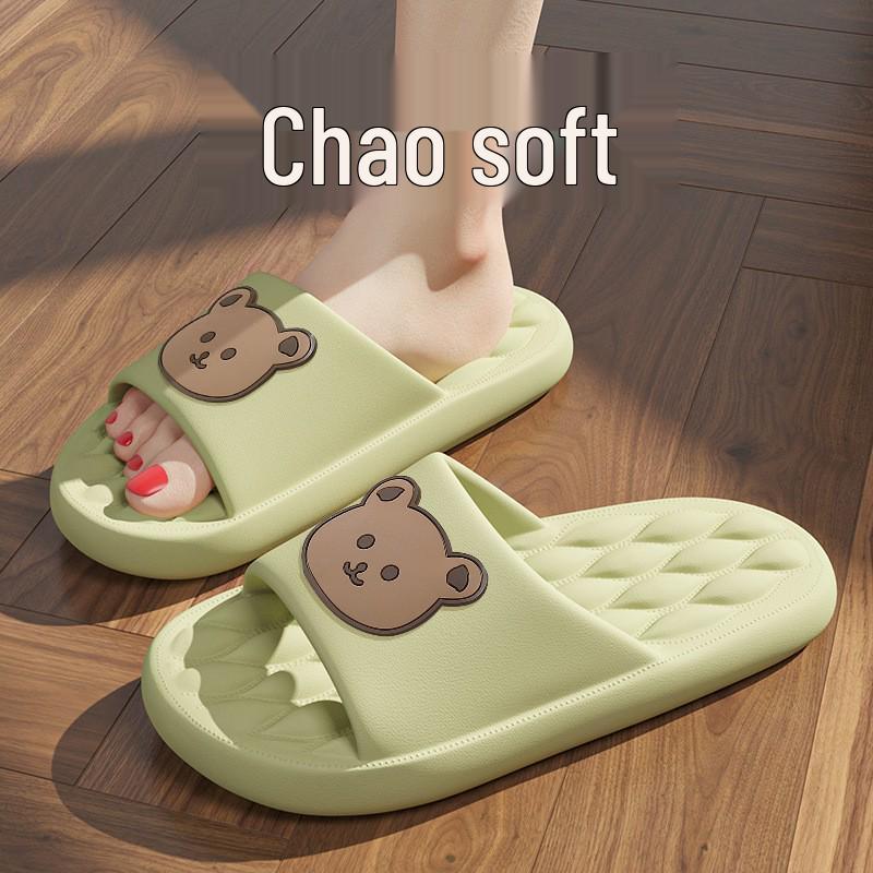Men's and Women's Non-Slip Bathroom Sandals: Thick-Soled, Deodorant EVA Slippers for Home and Summer.