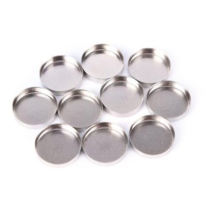 10/30Pcs Empty Round 15Mm Tin Pans For Powder Eyeshadow Responsive To Magnets