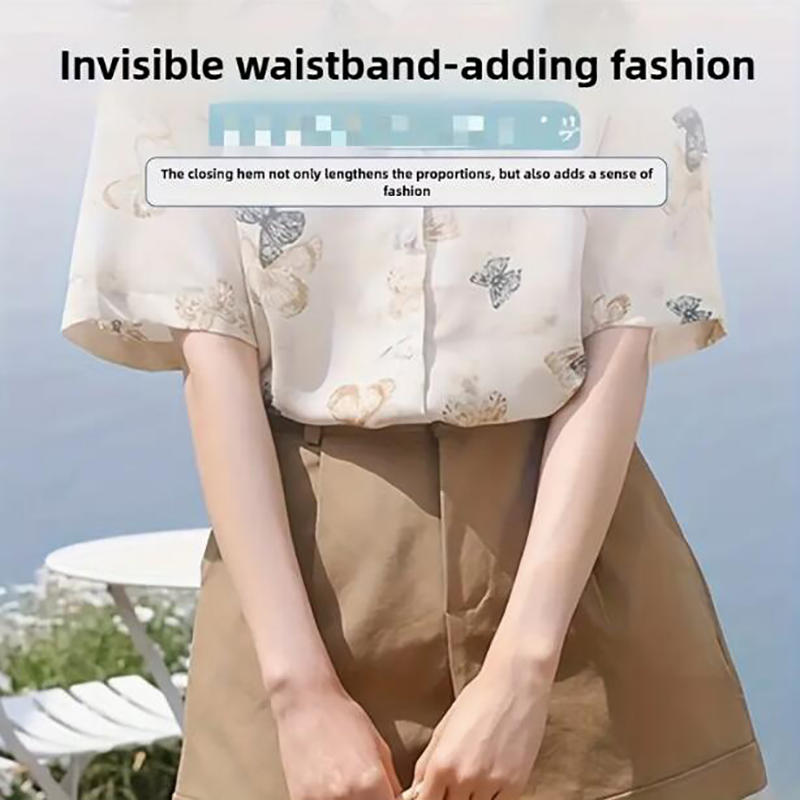 3Pcs Adjustable Elastic Band Crop Tuck Tool Elastic Crop Tuck for Sweater Shirt Summer Crop Tops Adjustable Band Clothing Fasten Accessories