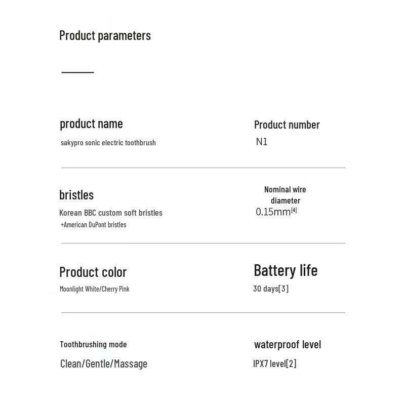 Shuke N1 Sonic Electric Toothbrush CN Plug (adapter Included)