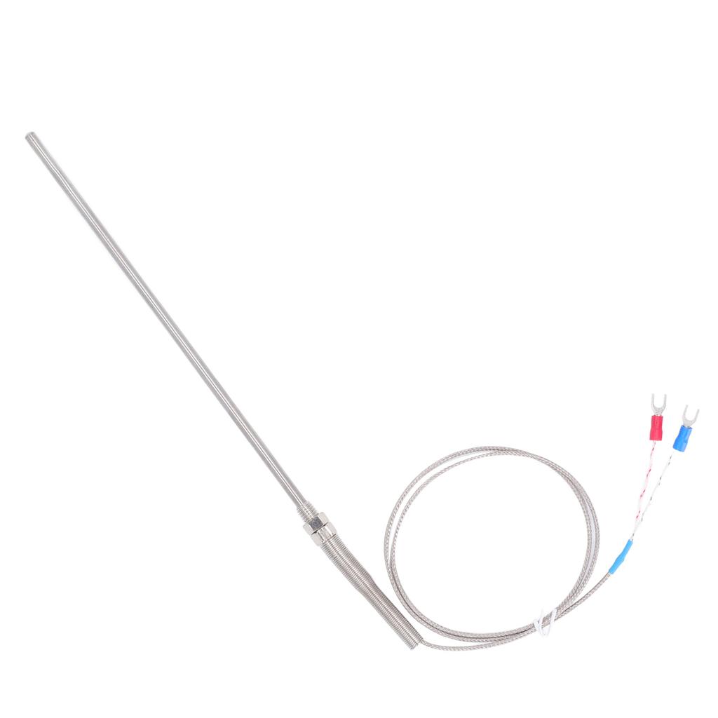 K Type Thermocouple 200mm Probe Fast Sense Response Speed Wide Measurement Range Temperature Sensor