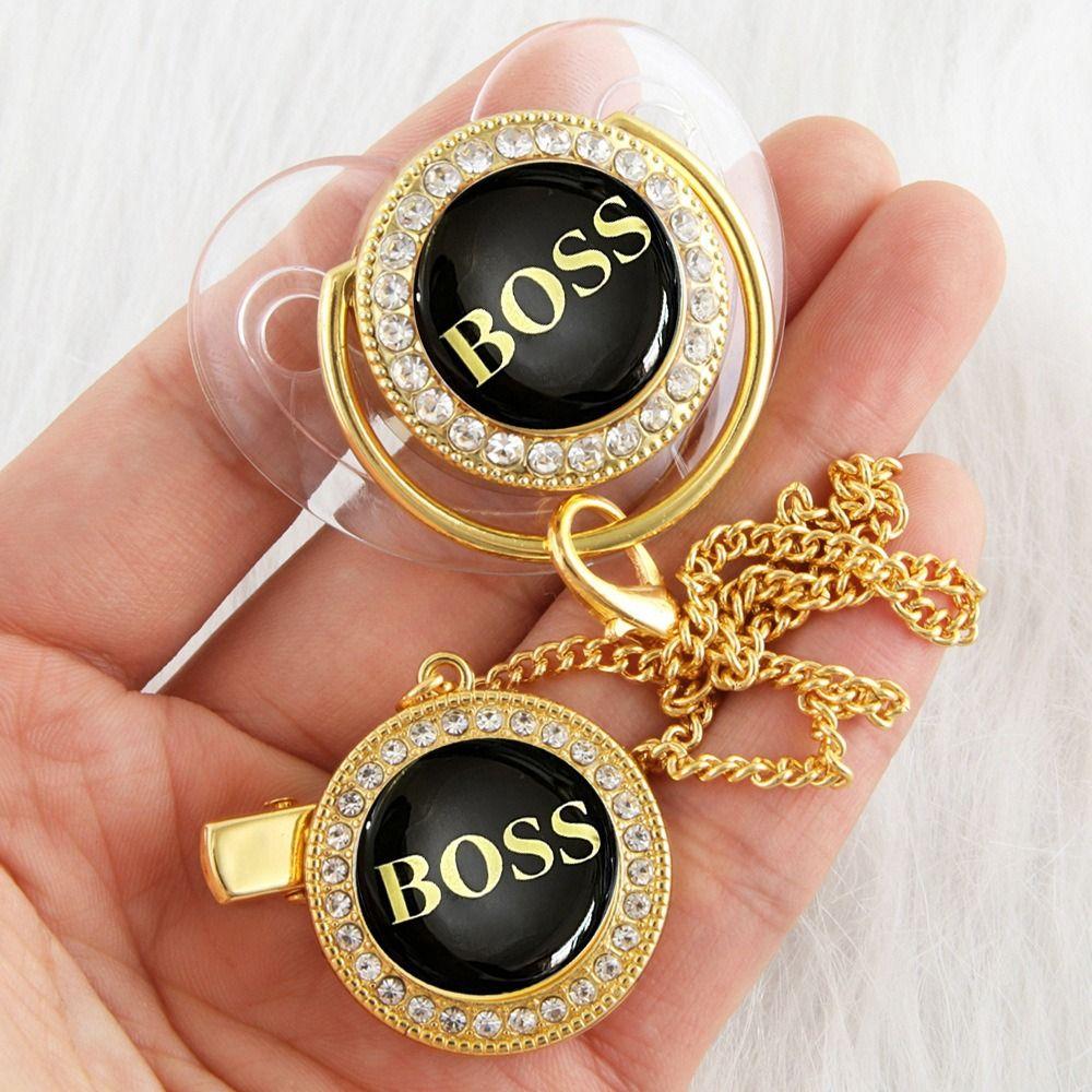 Gem Bling Weaning Pacifier Luxury Newborn Dummy Soother Nipple High Quality Baby Pacifier
